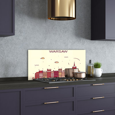 Ajmal 50cm W x 100cm L Glass Peel and Stick Panel