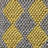 Bubble Argyle Loop Pile Weave Yellow & Grey Wool Area Rug By Tufty Home-81281437
