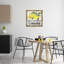  Art mural encadré frais et juteux citrons flottants par Creatif Belle-8555690-8555671