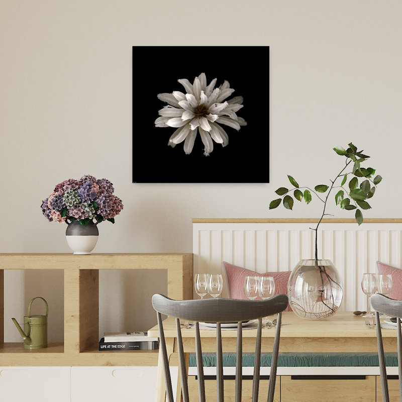 Art contemporain entièrement blanc, H 18 po x l 18 po