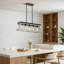 Lustre linéaire à cinq lumières Farmhouse-527450495