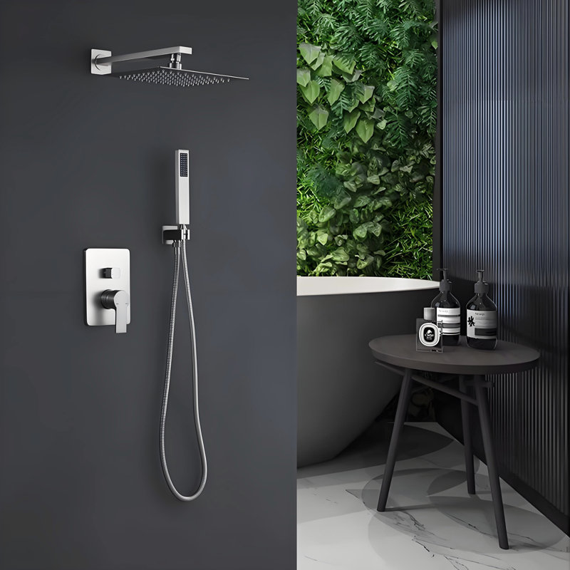 All-In-One Kit with Rough in-Valve, Brushed Nickel