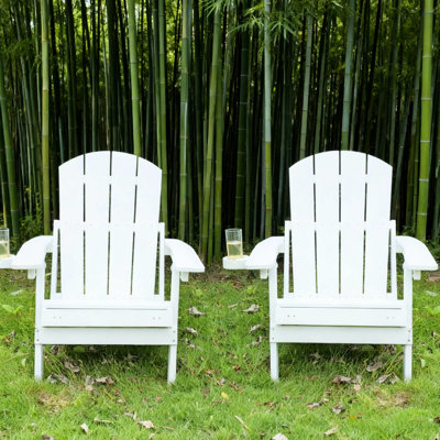 L'ensemble de 2 sièges d'extérieur est idéal pour le jardin et le patio, la fabrication en bois et en plastique, la corrosion, 3 réglages, le multi caché, la commodité du porte-gobelet, la détente des chaises de patio pliables et faciles à ranger.
