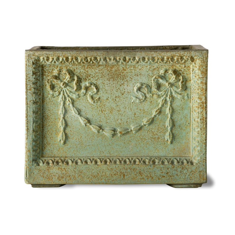 Oscoda Handmade Pot Planter, Small, Bronze Verdigris