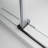 50" - 55" W x 76" H Single Sliding Frameless Shower Door-85016944