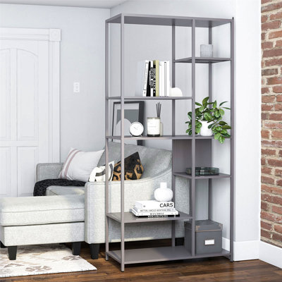 District Metal Bookcase Room Divider