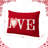 18"L Valentine's Hooked LOVE Pillow