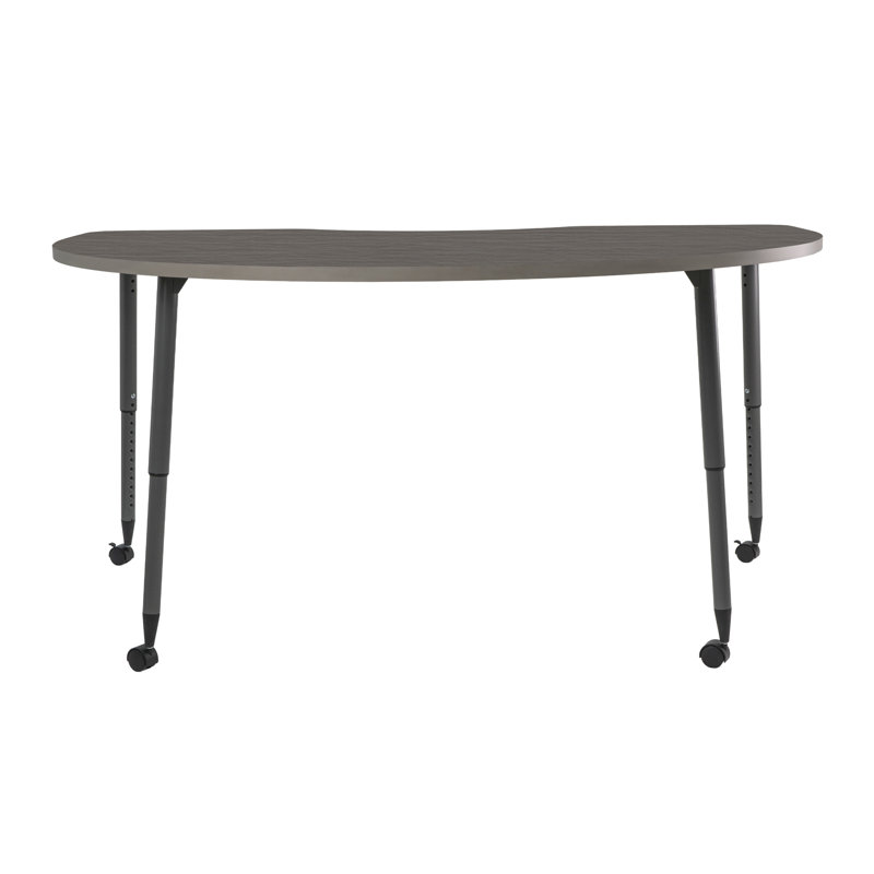 Table d'activité thermofusionnée avec pieds fuselés réglables Adapte 48 x 72, Strandz cosmique, Mer du nord