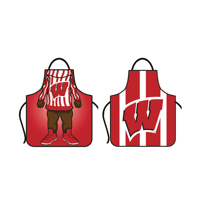 No Pattern Bib Apron, University Of Wisconsin-Madison