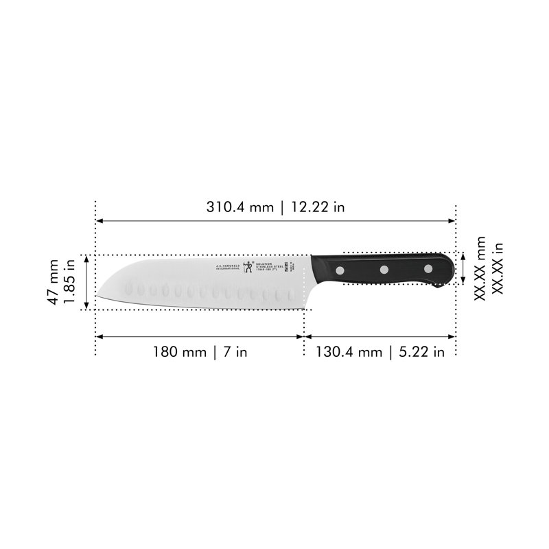 Henckels Solution 7 pouces, Santoku