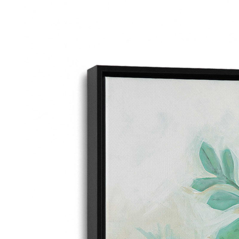 «Christmas Planter» par Diane Kater, reproduction d'art, L 12 po x H 16 po, Noir, Toile avec cadre