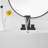 Centerset 2-handle Bathroom Faucet with Drain Assembly-83678042