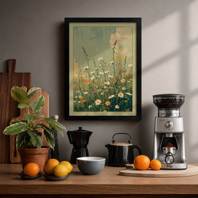 Wildflower Garden Botanical - Framed Print
