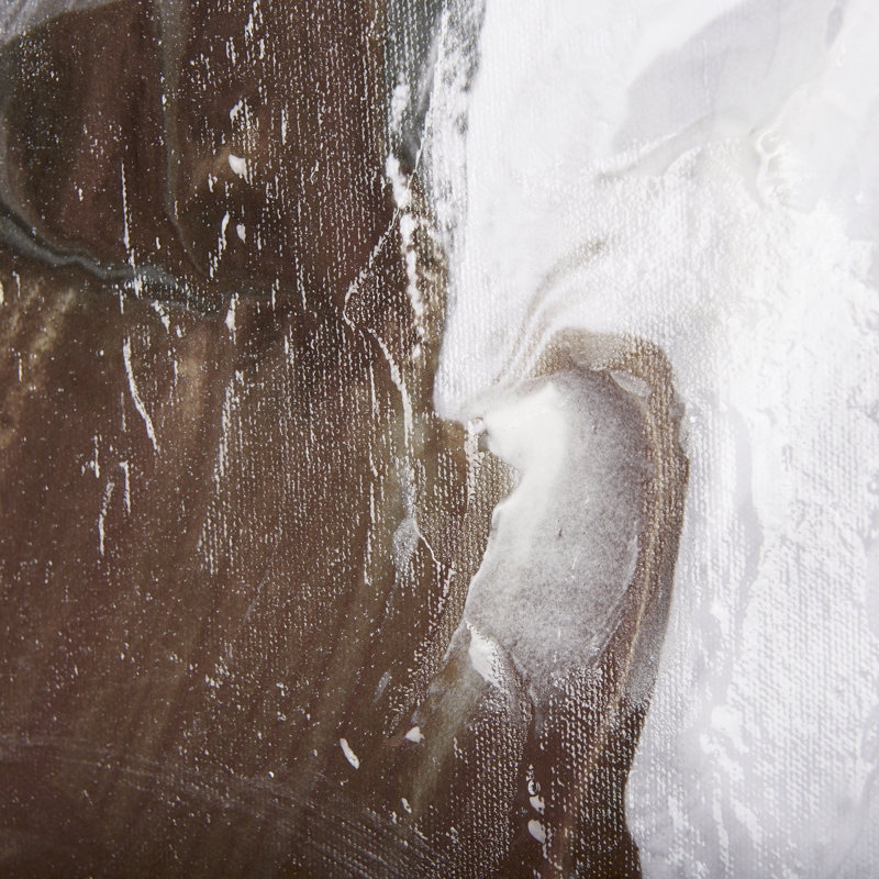 Harmonic III a Hand Embelished Textured Canvas, 41" H x 41" W x 1.5" D