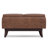 Owen 34"W Upholstered Mid-Century Modern Rectangular Flip-Top Ottoman with Tray Top-1559455267