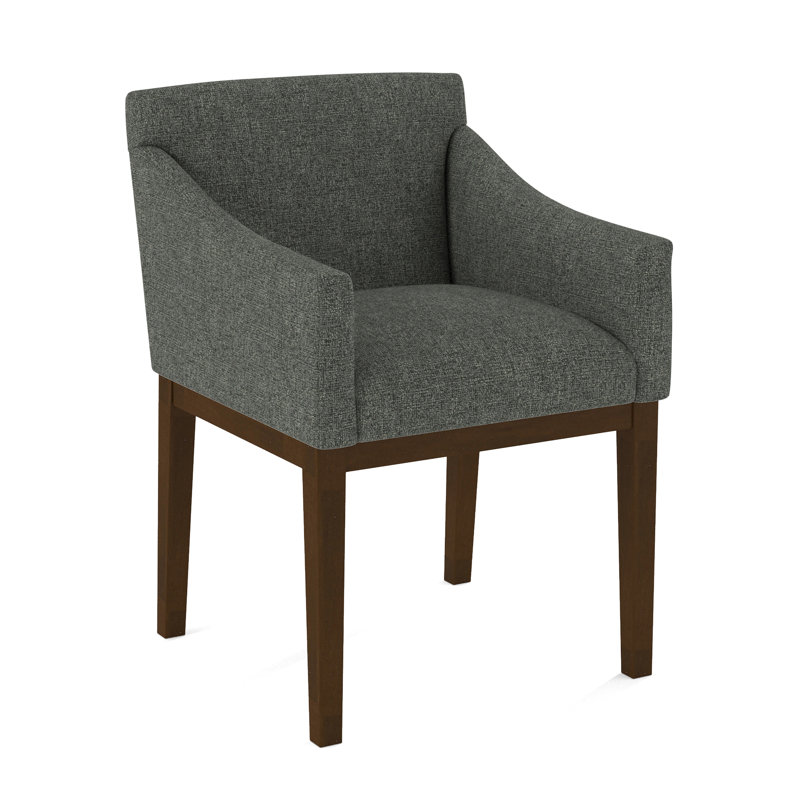 Upholstered Arm Chair, Applause Bray, Pecan