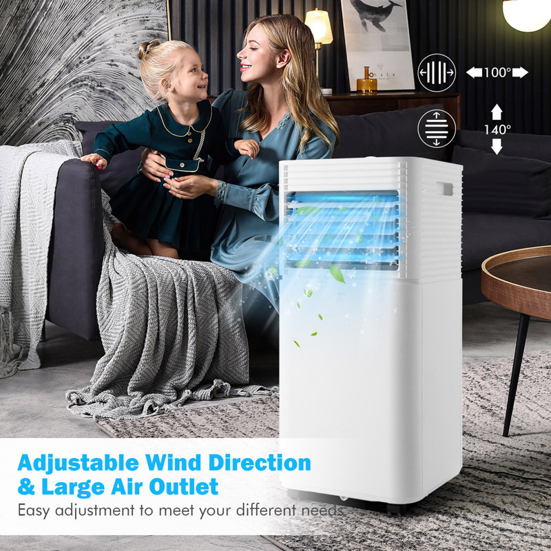 Gymax 8000 BTU Portable Air Conditioner for 230 Square Feet with