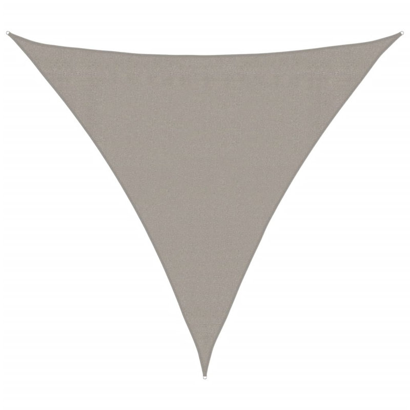 3.6m x 3.6m Triangle Shade Sail, Grey