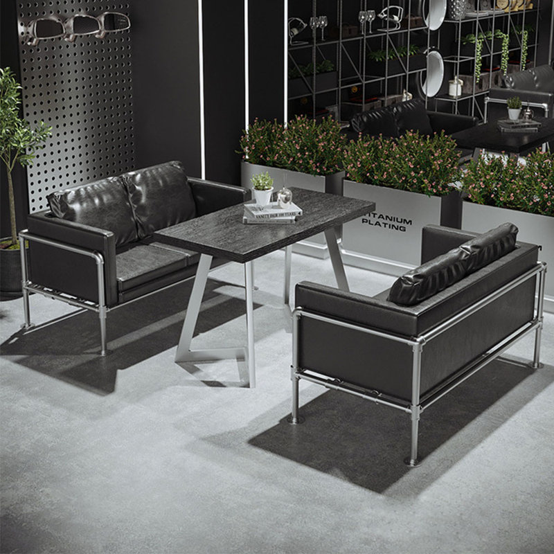 Kahlin 4 - Person Solid Wood Top Double Pedestal Dining Set