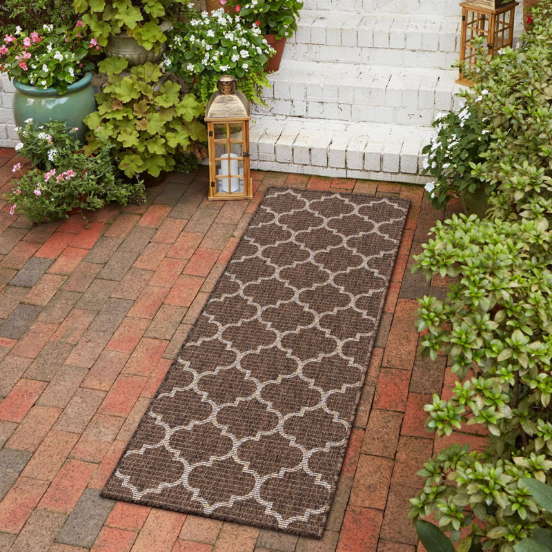 Tapis d'extérieur Preen couleur brune