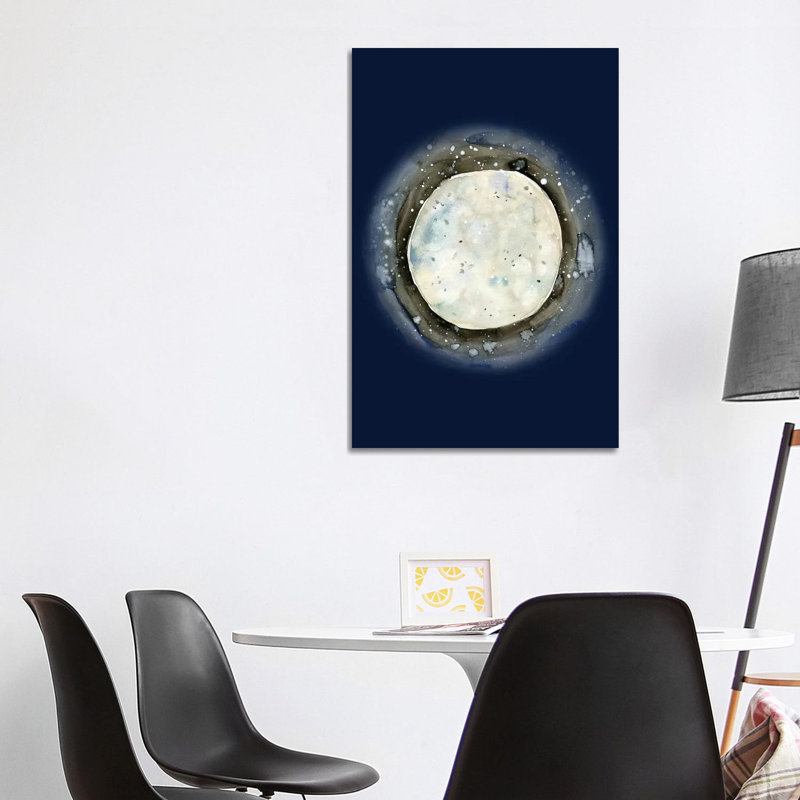 Moon by Sara Franklin - Wrapped Canvas Print, 101.6 cm H x 66.04 cm W x 1.91 cm D