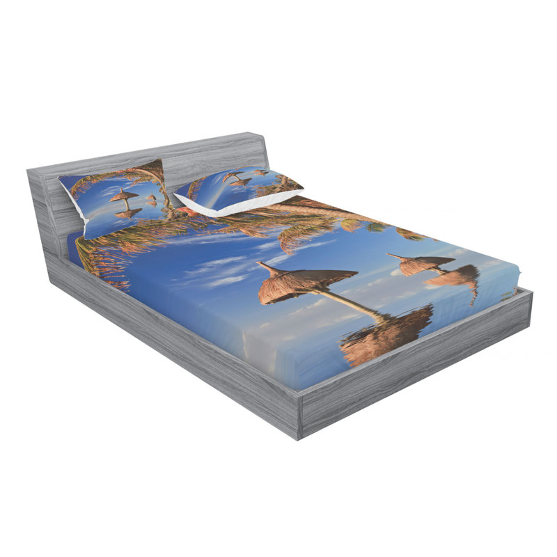 Microfiber Sheet Set, Full Sheet Set with Fitted Sheet