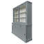 Antione 200 cm W Display Cabinet China Cabinet-919441142