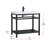 Raya 36'' Single Bathroom Vanity with Resin Top-1946294819