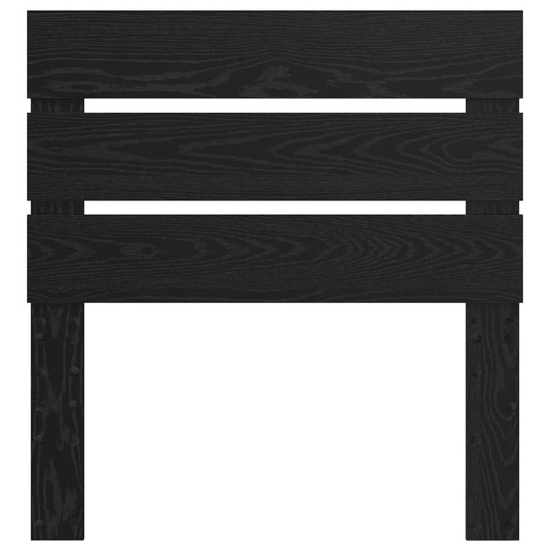Headboard, European Toddler (80 x 160 cm), Black Oak