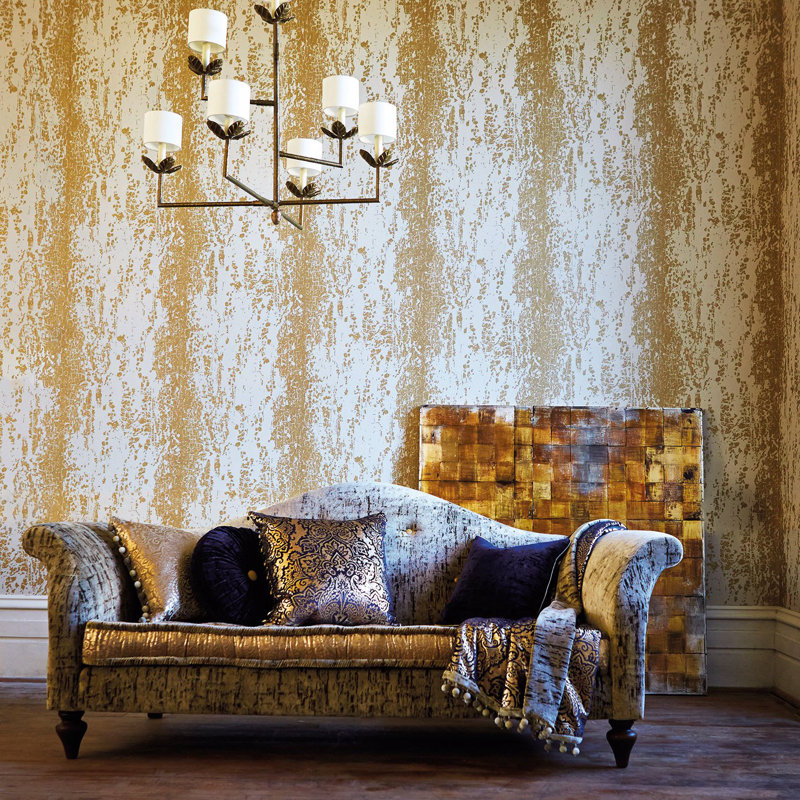 Eglomise 1005cm x 52cm Wallpaper Roll, Blush
