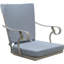 Tabouret de comptoir extérieur / intérieur 26 po avec accoudoirs-1257409582-1257409577