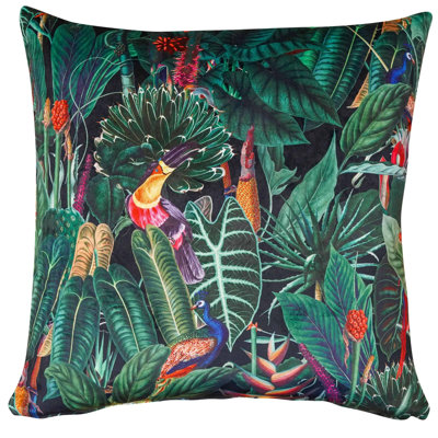 Animal Print Black Cushion