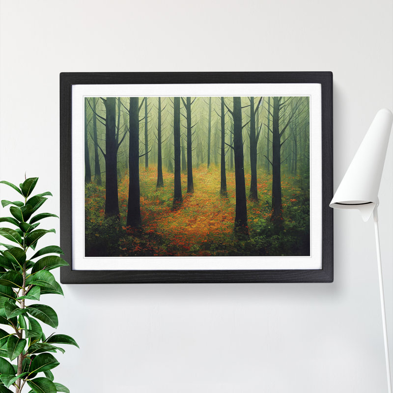 Forest Vol.3 - Framed Print, Black, 46cm H x 64cm W x 2cm D