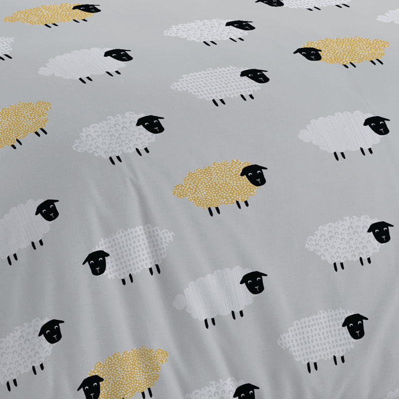 Grillo Polyester No Pattern Duvet Cover Set with Pillowcases Included, Single Duvet Cover + 1 Standard Pillowcase