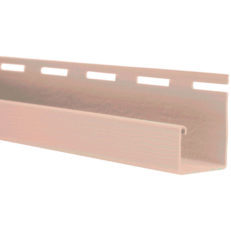 Caniveau en J de 1,5 po x L 90 po pour utilisation avec supports en mousse à dossier complet, Papaye