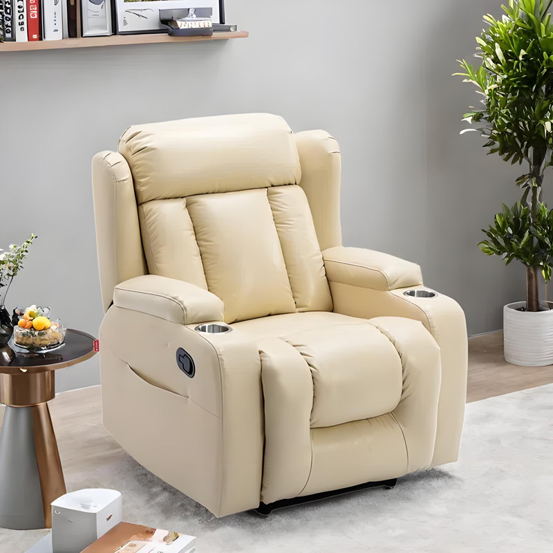 Phillipsburg, Beige Faux Leather