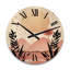 Horloge murale en bois de tyrène-2079022747