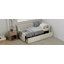 Lit de coin en L de style moderne avec lit simple en lin et deux tiroirs de rangement-1962579457