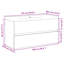Annilee Single Bathroom Vanity with Ceramic Basin-582892468