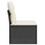 Chaise de jardin noire et blanche-2042743807