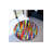 Multicolored Scattered Shapes Woven Base Modern Decorative Carpet-1260416738