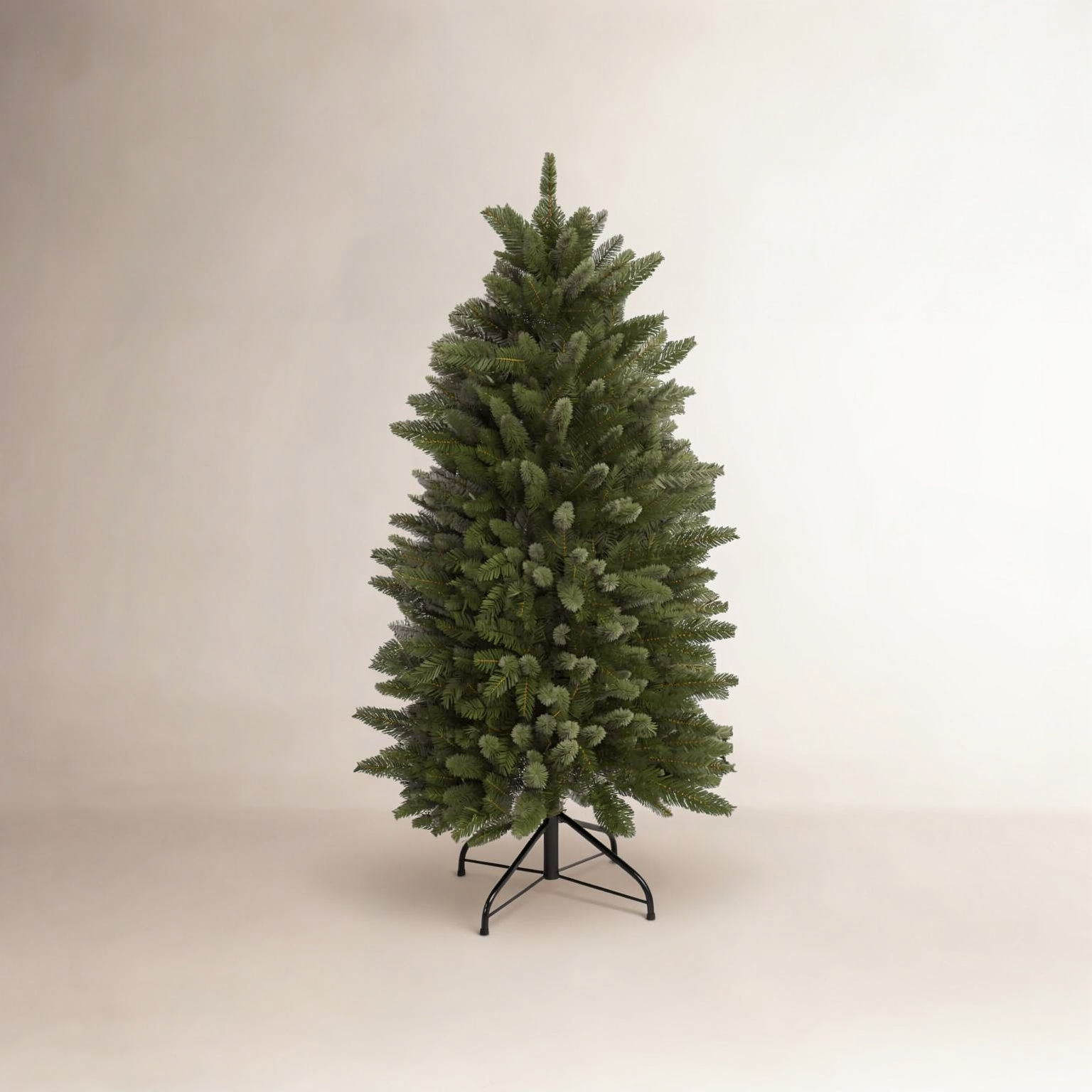 Kadyn Slender Pre-Lit Fir Christmas Tree, 4.5' H