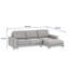 Benites 3 Seater Sofa Bed-62626726-62626730