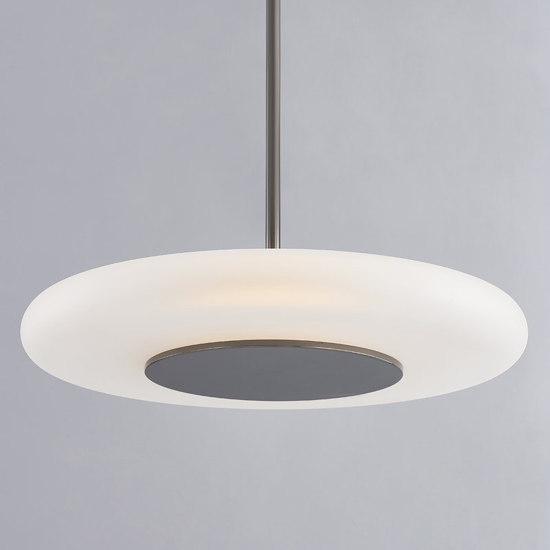 Blyford Pendant by PEMBROOKE & IVES, 7.75" H x 20.75" W x 20.75" D, Black Nickel