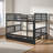Full Over Full Bunk Bed With Trundle-442876077