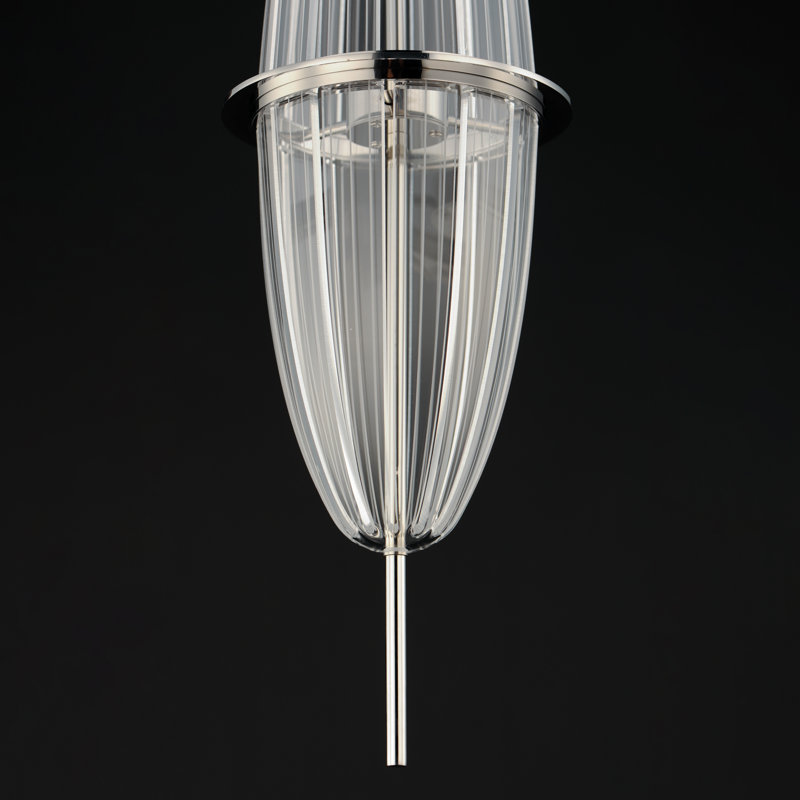 Alic 1 - Light Polished Chrome LED Single Pendant