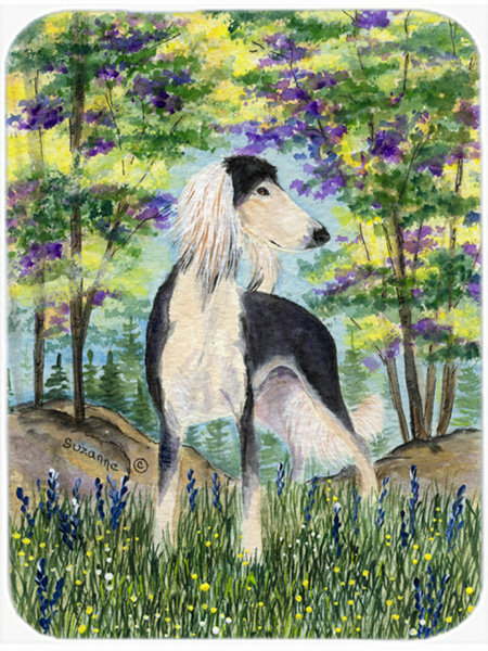 Planche à découper en verre trésors caroline Saluki