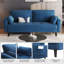 170cm Wide Velvet Sofa 2 Seater Couch with Tufted Seat Cushion