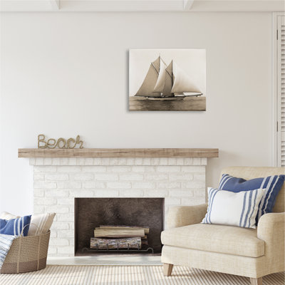 Stupell Industries Nautical Ship Photography Canvas Wall Art Design by Graffi*Tee Studios