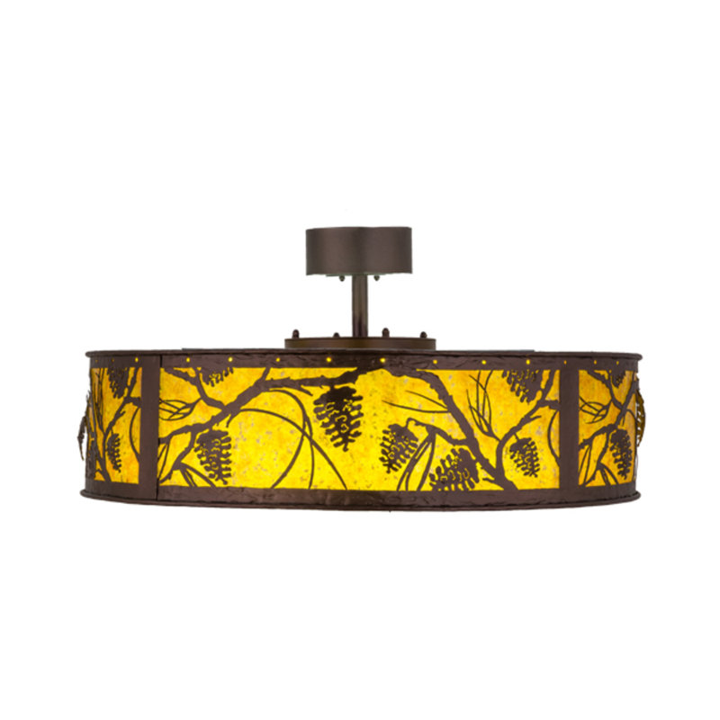 Whispering Pines LED Downrod Ceiling Fan
